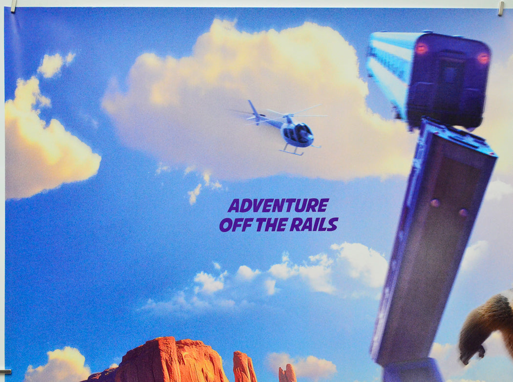 Pets on a Train (Top Left) Cinema Quad Movie Poster 