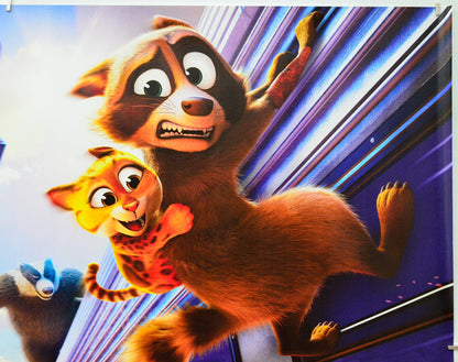 Pets on a Train (Top Right) Cinema Quad Movie Poster 