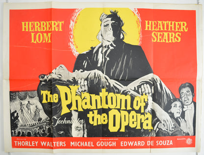 The Phantom Of The Opera  (1960’s Golden Era Film Distributors re-release)   Original Quad Poster - Film Poster - Movie Poster