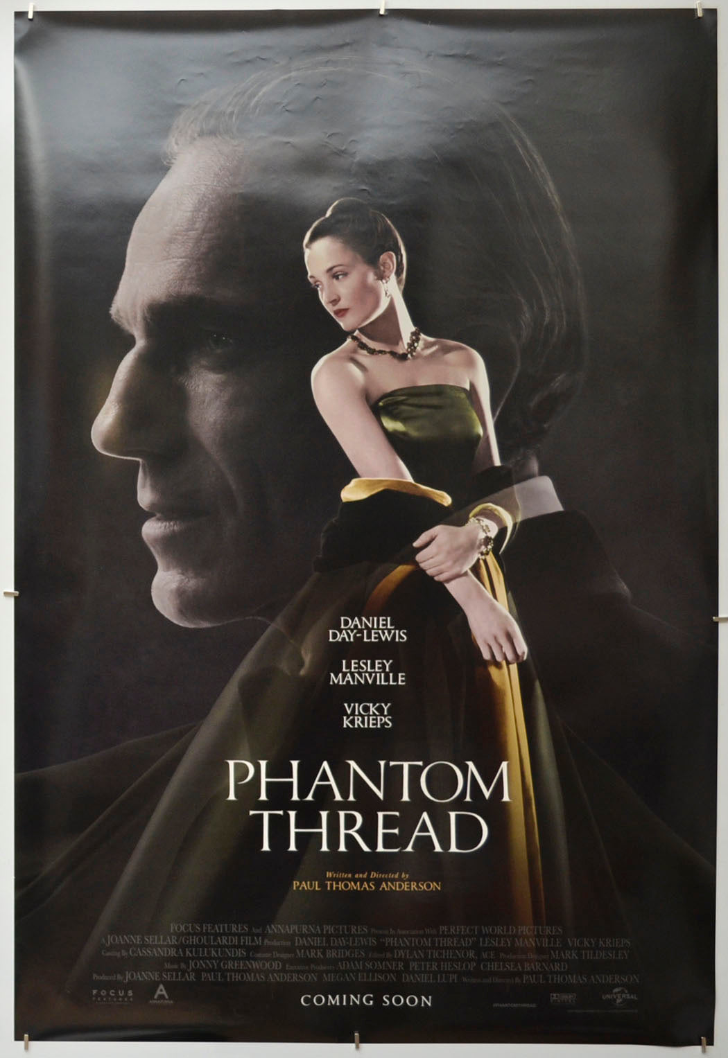 Phantom Thread Original One Sheet Poster - Film Poster - Movie Poster