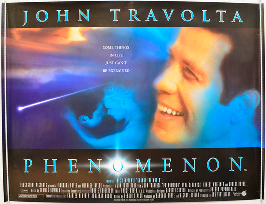 Phenomenon  Original British Quad Poster - Film Poster - Movie Poster 