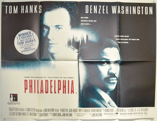 Philadelphia  Original Quad Poster - Film Poster - Movie Poster 