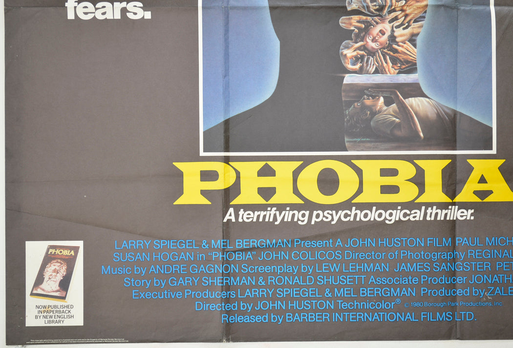 PHOBIA / WHEN YOU COMIN’ BACK RED RYDER (Bottom Left) Cinema Quad Movie Poster 