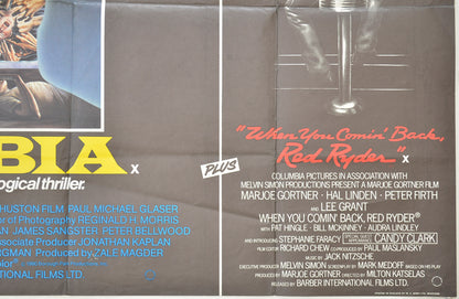 PHOBIA / WHEN YOU COMIN’ BACK RED RYDER (Bottom Right) Cinema Quad Movie Poster 