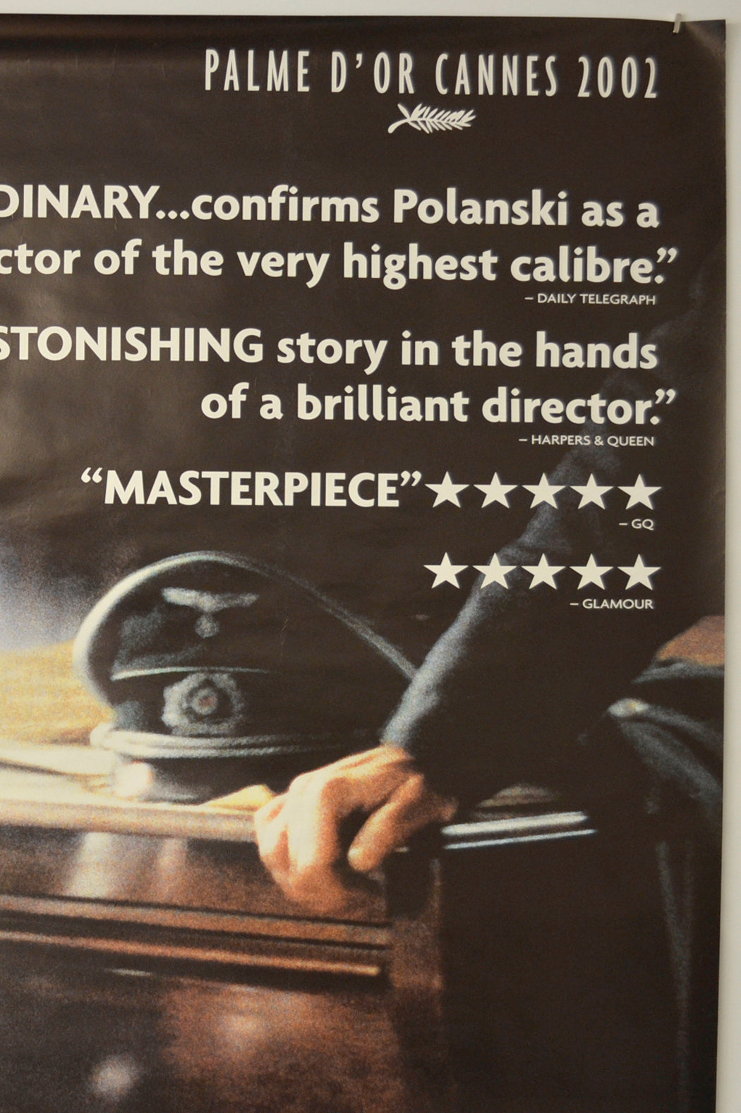 THE PIANIST (Top Right) Cinema 4 Sheet Movie Poster 