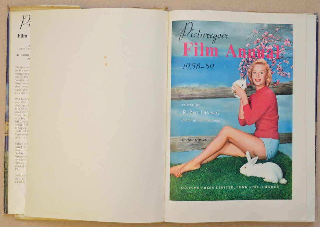 PICTUREGOER FILM ANNUAL 1958-1959 - Book - INSIDE 