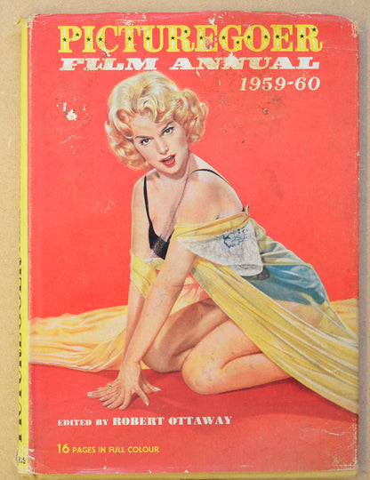 Picturegoer Film Annual 1959-1960 Original 144 Page Hardback Annual Complete with Dust Cover (16 Pages in Full Colour) 