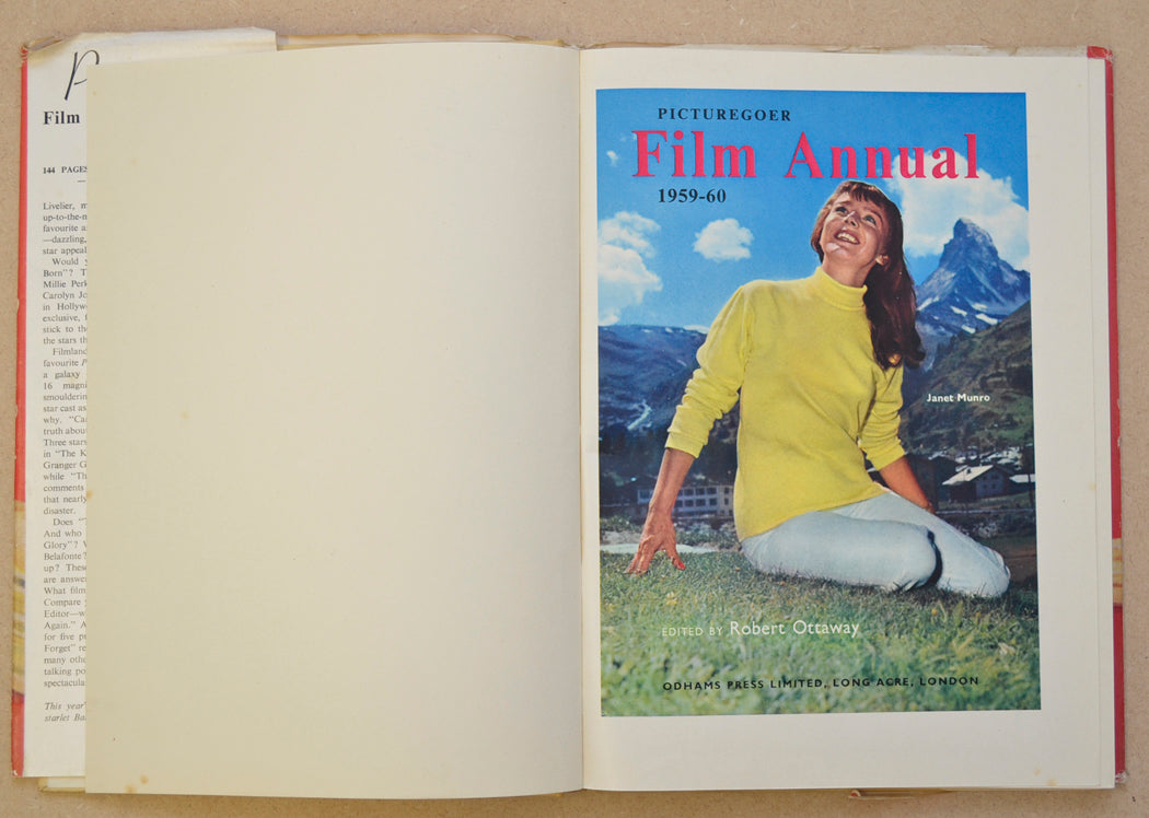 PICTUREGOER FILM ANNUAL 1959-1960 - Book - INSIDE 