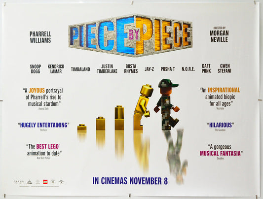 Piece by Piece - Original Quad Poster - Film Poster - Movie Poster
