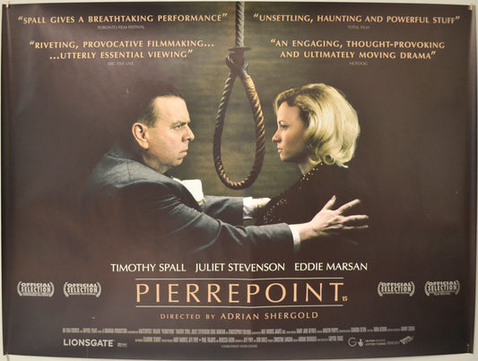 Pierrepoint  Original Quad Poster - Film Poster - Movie Poster