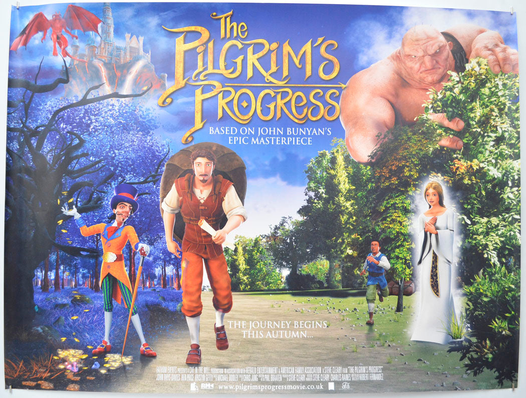 The Pilgrim's Progress Original Quad Poster - Film Poster - Movie Poster