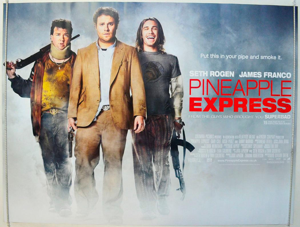 Pineapple Express Original British Quad Poster - Film Poster - Movie Poster 