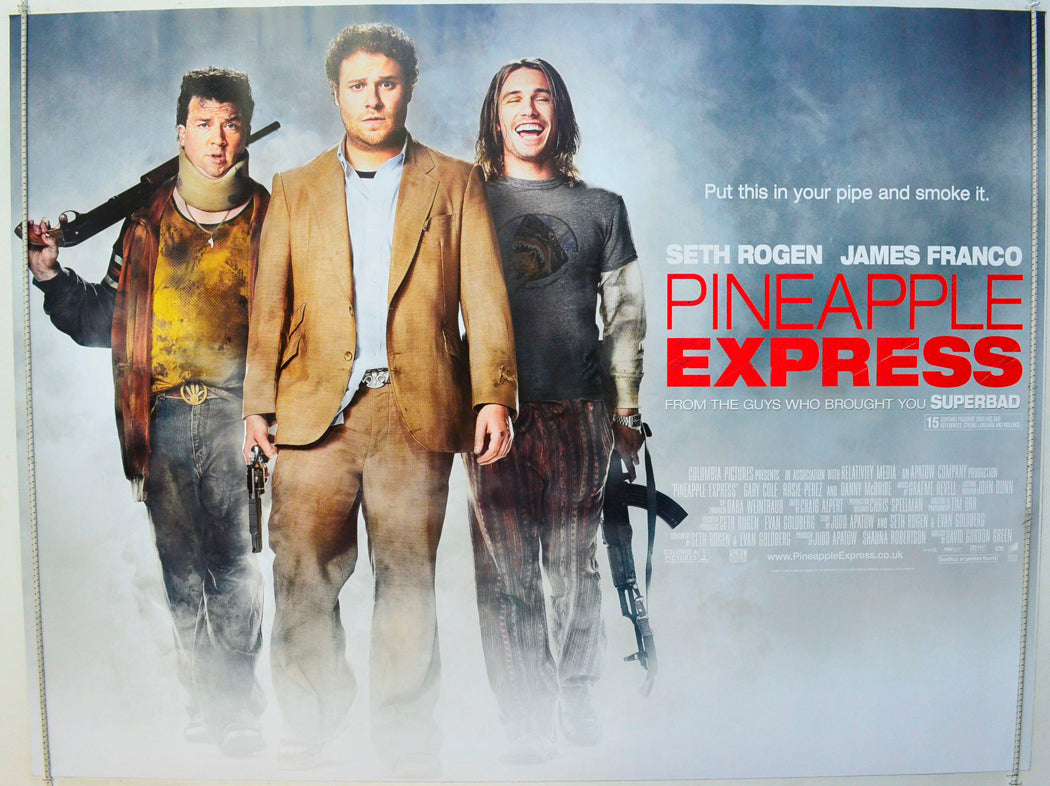 Pineapple Express Original British Quad Poster - Film Poster - Movie Poster 