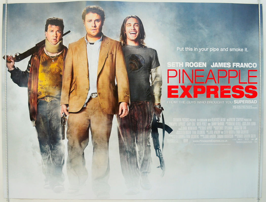 Pineapple Express Original Quad Poster - Film Poster - Movie Poster  