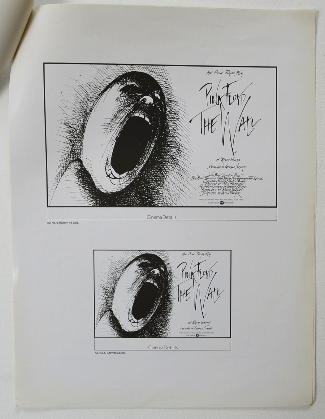 PINK FLOYD THE WALL – Cinema Exhibitors Campaign Press Book – Page 4 