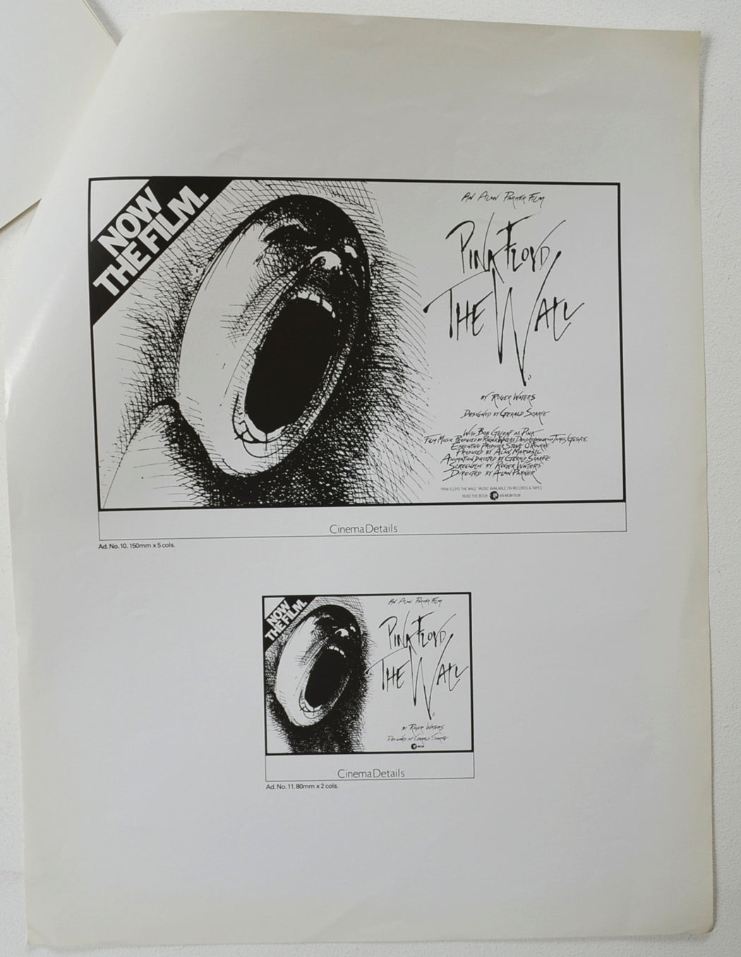 PINK FLOYD THE WALL – Cinema Exhibitors Campaign Press Book – Page 6 