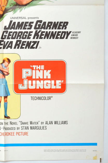 THE PINK JUNGLE (Bottom Right) Cinema One Sheet Movie Poster 