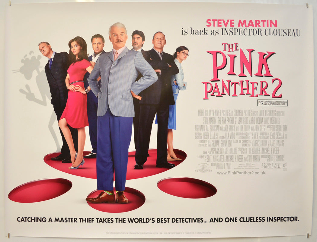 The Pink Panther 2  Original Quad Poster - Film Poster - Movie Poster