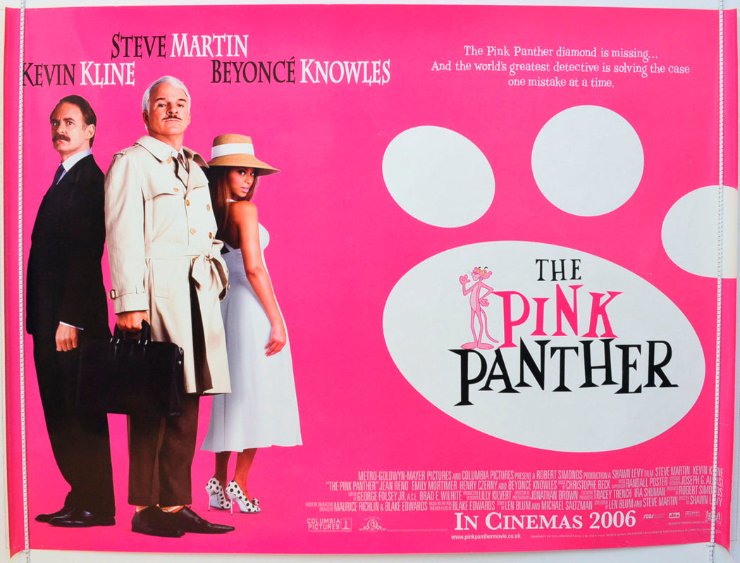 The Pink Panther Original British Quad Poster - Film Poster - Movie Poster 