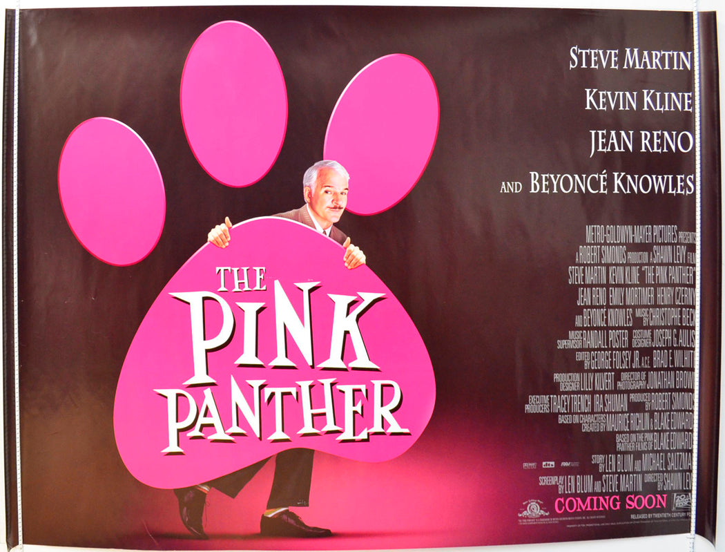 The Pink Panther  (Teaser / Advance Version)   Original British Quad Poster - Film Poster - Movie Poster 