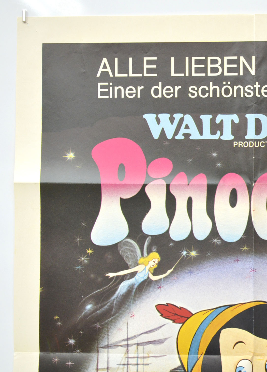 PINOCCHIO (Top Left) Cinema German Movie Poster 