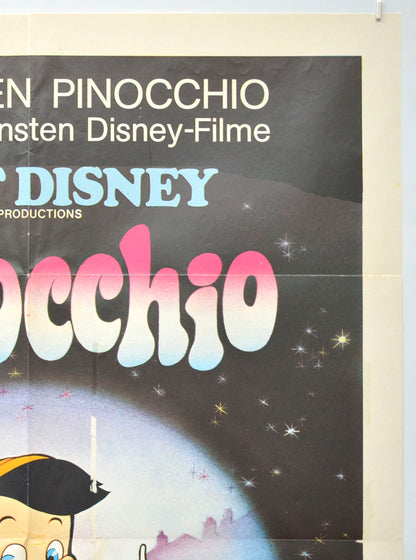 PINOCCHIO (Top Right) Cinema German Movie Poster 