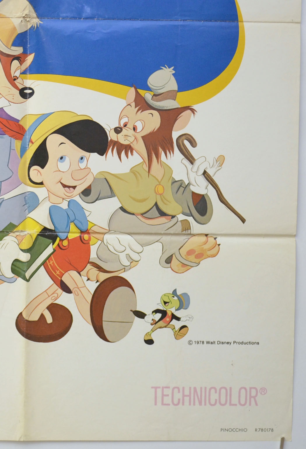 PINOCCHIO (Bottom Right) Cinema One Sheet Movie Poster 