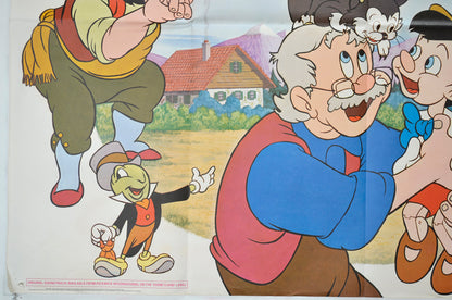 PINOCCHIO (Bottom Left) Cinema Quad Movie Poster 