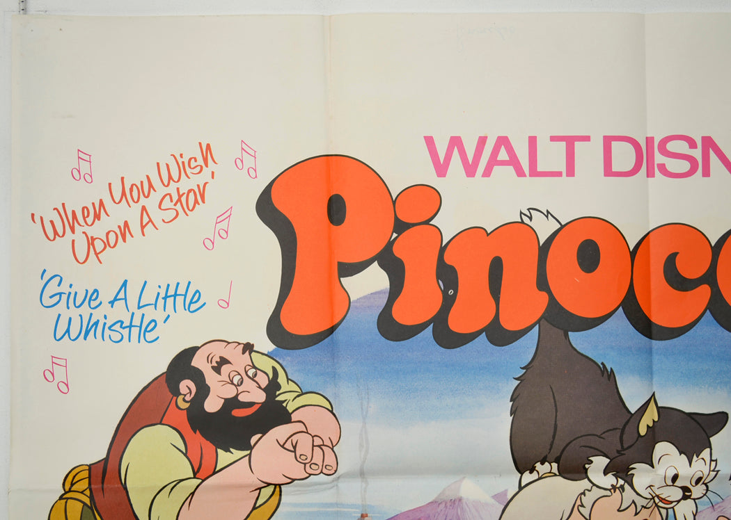 PINOCCHIO (Top Left) Cinema Quad Movie Poster 