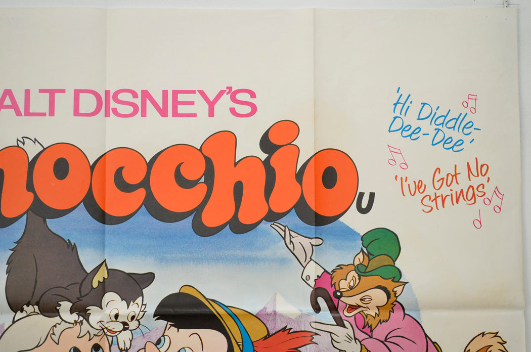 PINOCCHIO (Top Right) Cinema Quad Movie Poster 