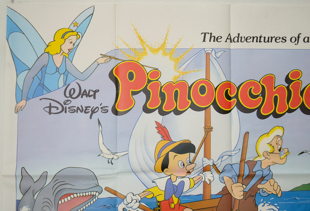 PINOCCHIO (Top Left) Cinema Quad Movie Poster 