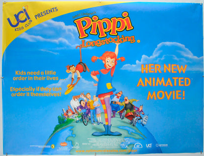 Pippi Longstocking Original Quad Poster - Film Poster - Movie Poster