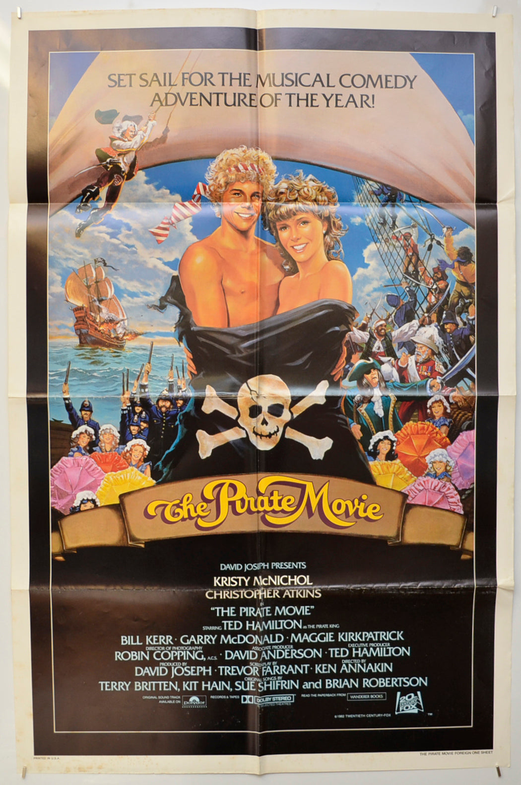 The Pirate Movie Original One Sheet Poster - Film Poster - Movie Poster