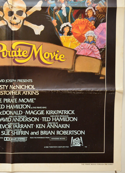 THE PIRATE MOVIE (Bottom Right) Cinema One Sheet Movie Poster 