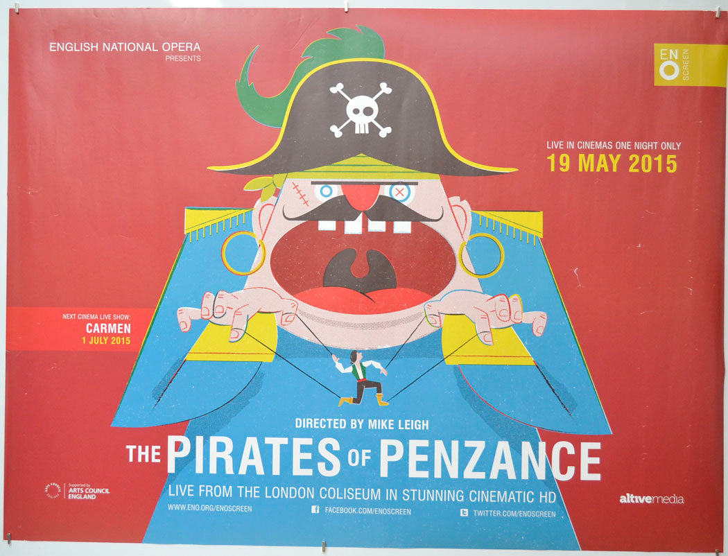 The Pirates Of Penzance (English National Opera) Original Quad Poster - Film Poster - Movie Poster