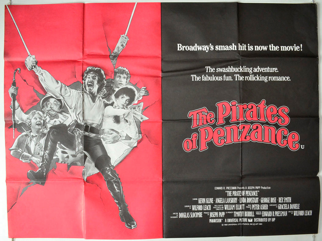 The Pirates Of Penzance Original British Quad Poster - Movie Poster