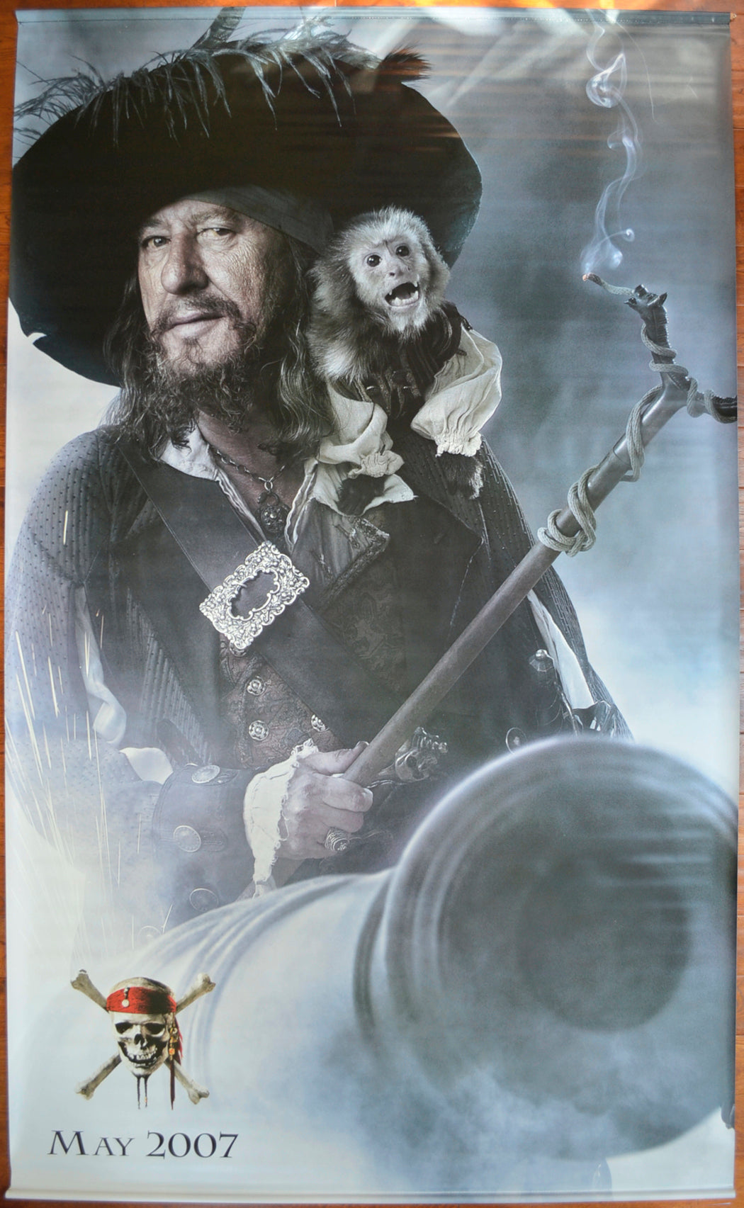 PIRATES OF THE CARIBBEAN - AT WORLD’S END Cinema BANNER – Captain Barbarosa Banner 