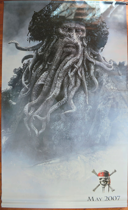 PIRATES OF THE CARIBBEAN - AT WORLD’S END Cinema BANNER – Davy Jones Banner 