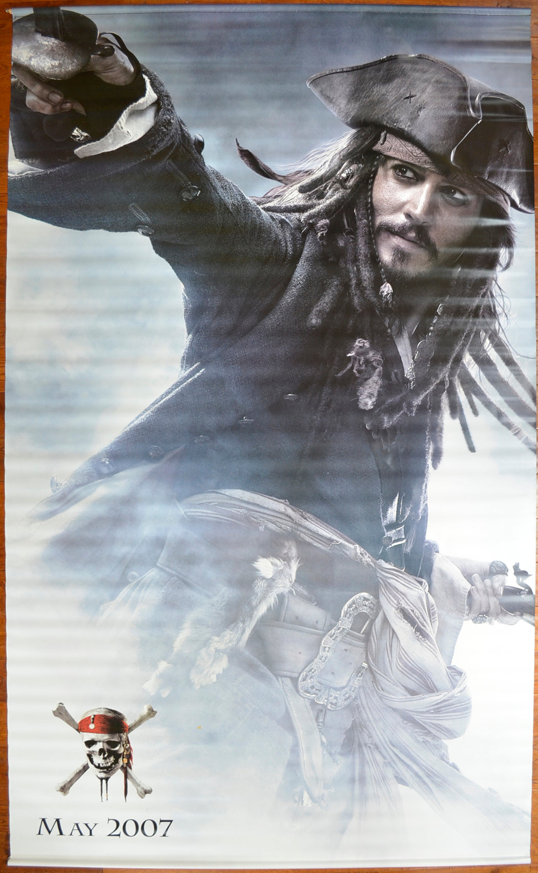 PIRATES OF THE CARIBBEAN - AT WORLD’S END Cinema BANNER – Captain Jack Sparrow Banner 