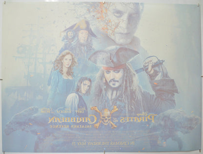 Pirates Of The Caribbean : Salazar's Revenge (Back) Cinema Quad Movie Poster 