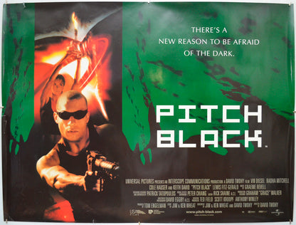 Pitch Black - Original Quad Poster - Film Poster - Movie Poster