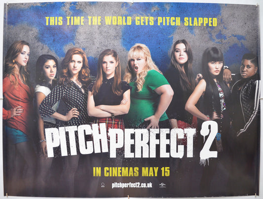 Pitch Perfect 2 Original Quad Poster - Film Poster - Movie Poster