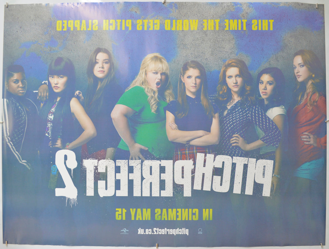 PITCH PERFECT 2 (Back) Cinema Quad Movie Poster 