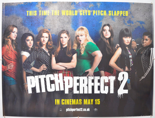 Pitch Perfect 2 Original Quad Poster - Film Poster - Movie Poster