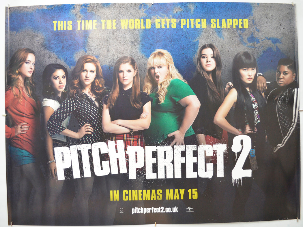 Pitch Perfect 2 Original Quad Poster - Film Poster - Movie Poster