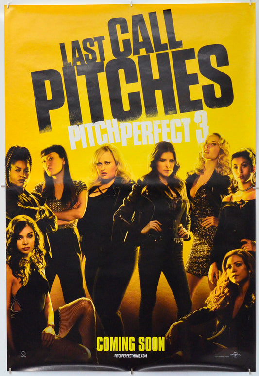 Pitch Perfect 3 - Original One Sheet Poster - Film Poster - Movie Poster 