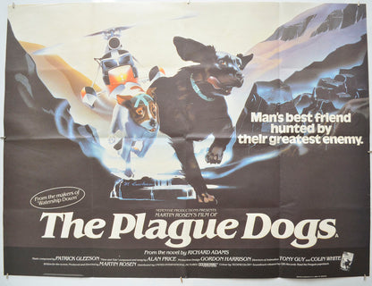 The Plague Dogs  Original Quad Poster - Film Poster - Movie Poster