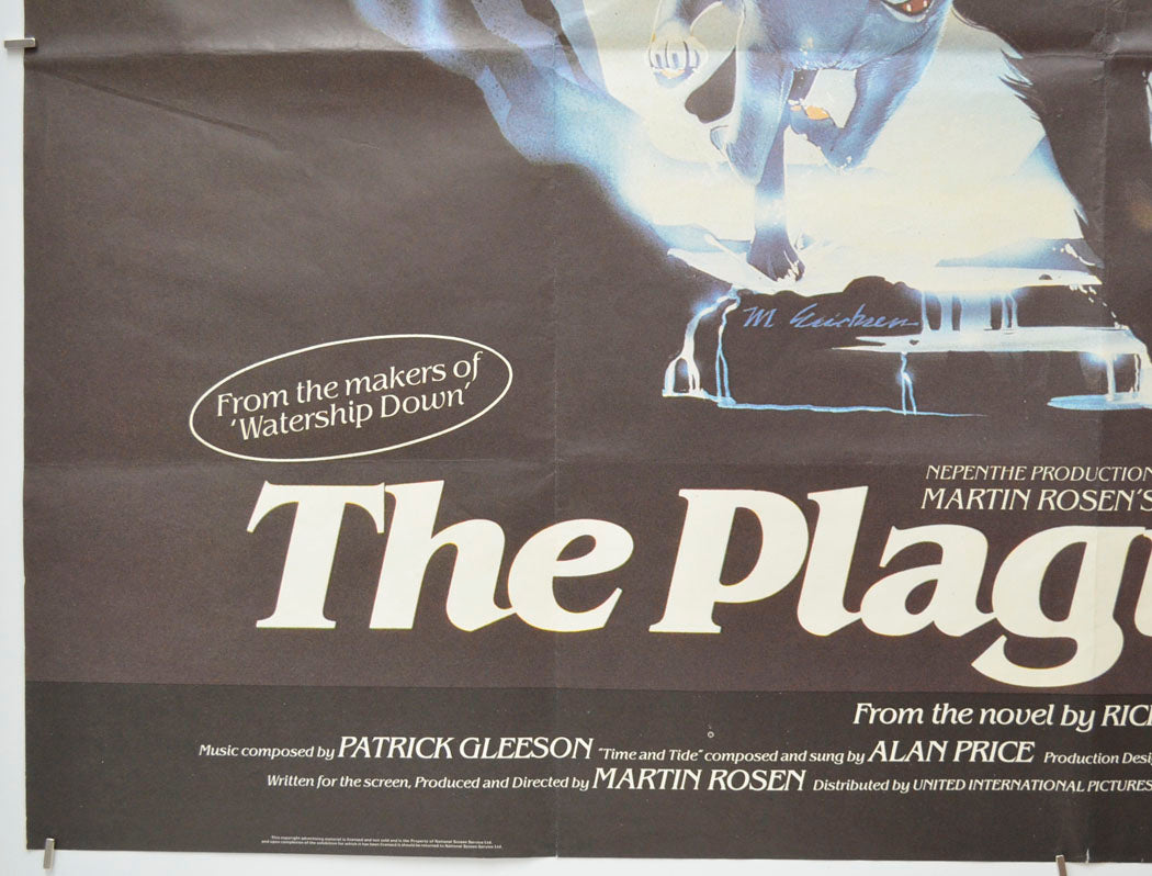 THE PLAGUE DOGS (Bottom Left) Cinema Quad Movie Poster 