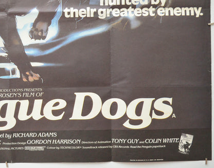 THE PLAGUE DOGS (Bottom Right) Cinema Quad Movie Poster 