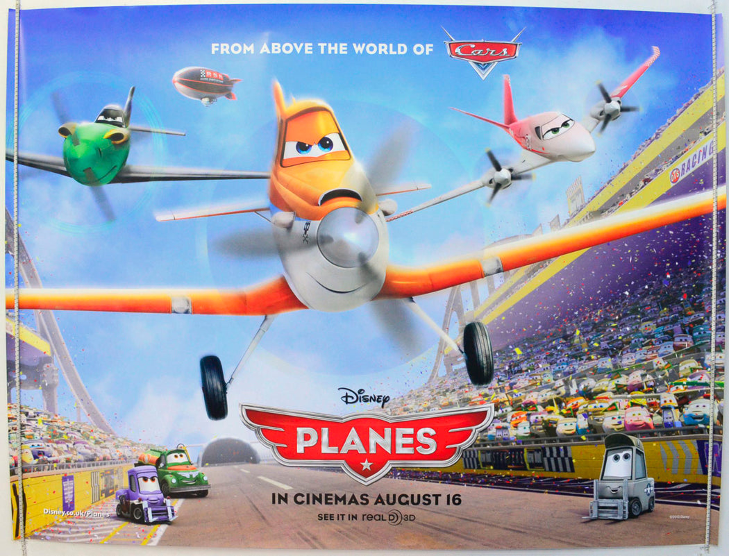 Planes Original British Quad Poster - Film Poster - Movie Poster 